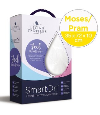 Living Textiles SMART-DRI MATTRESS PROTECTOR-Moses/Pram