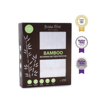 Bubba Blue Bamboo Mattress Protector-Large Cot