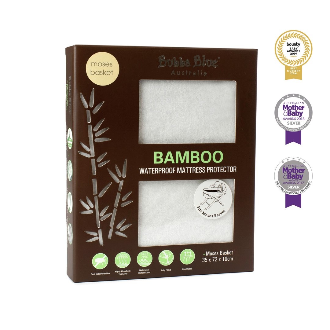 Bamboo Mattress Protector Moses Basket Whole Bubs