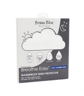 Bubba Blue Breathe Easy® Waterproof Quilted Mattress Protector-Cot / Toddler Bed