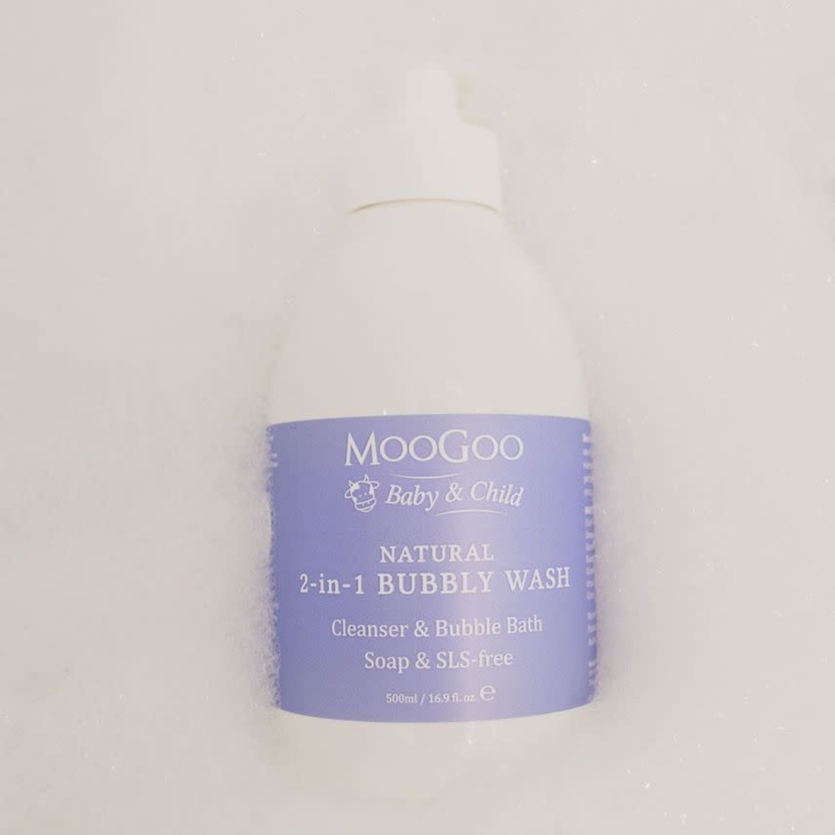 MooGoo 2-in-1 Bubbly Wash 500ml