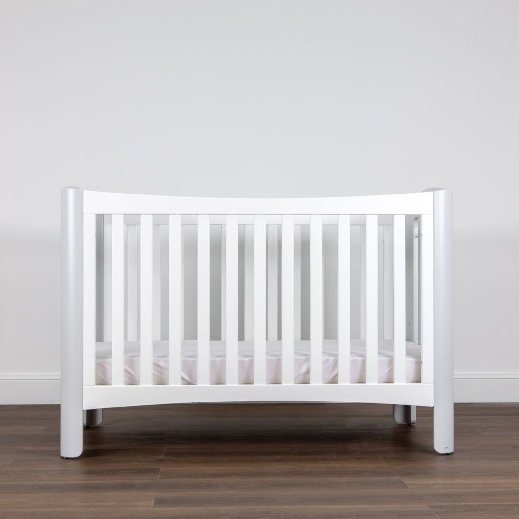 Grotime Helsinki Cot-Grey/Matte White