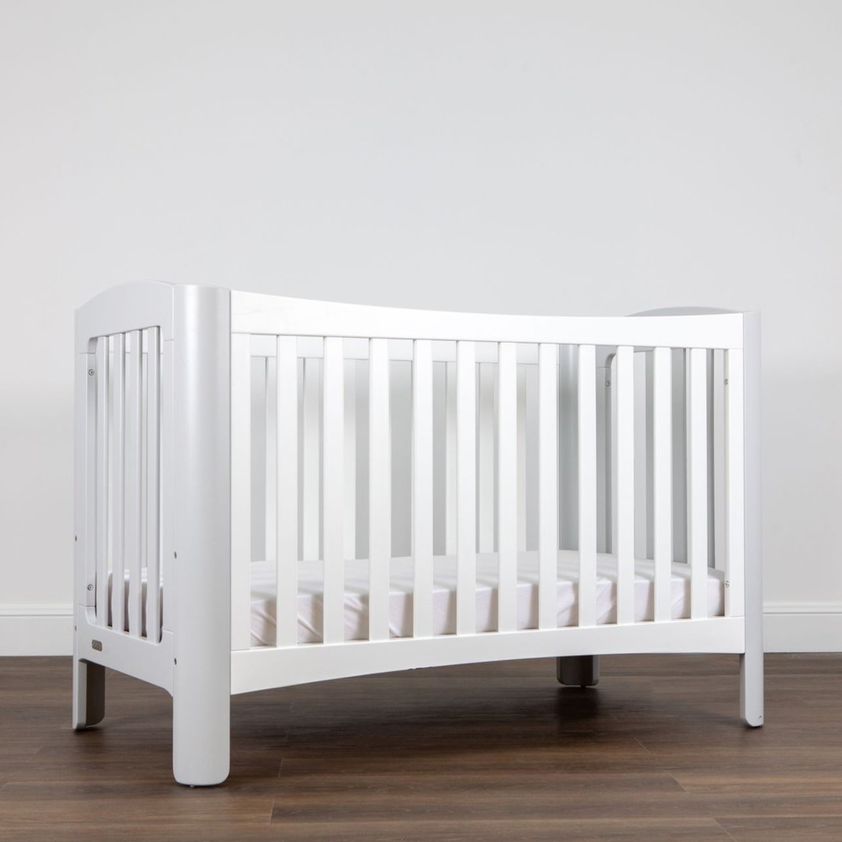 Grotime Helsinki Cot-Grey/Matte White