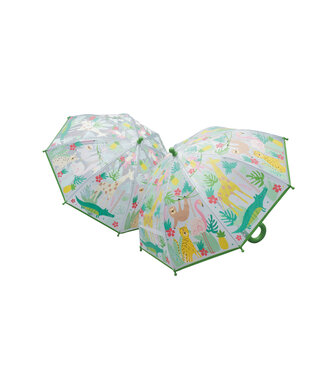 Floss & Rock Colour Changing Umbrella-Jungle