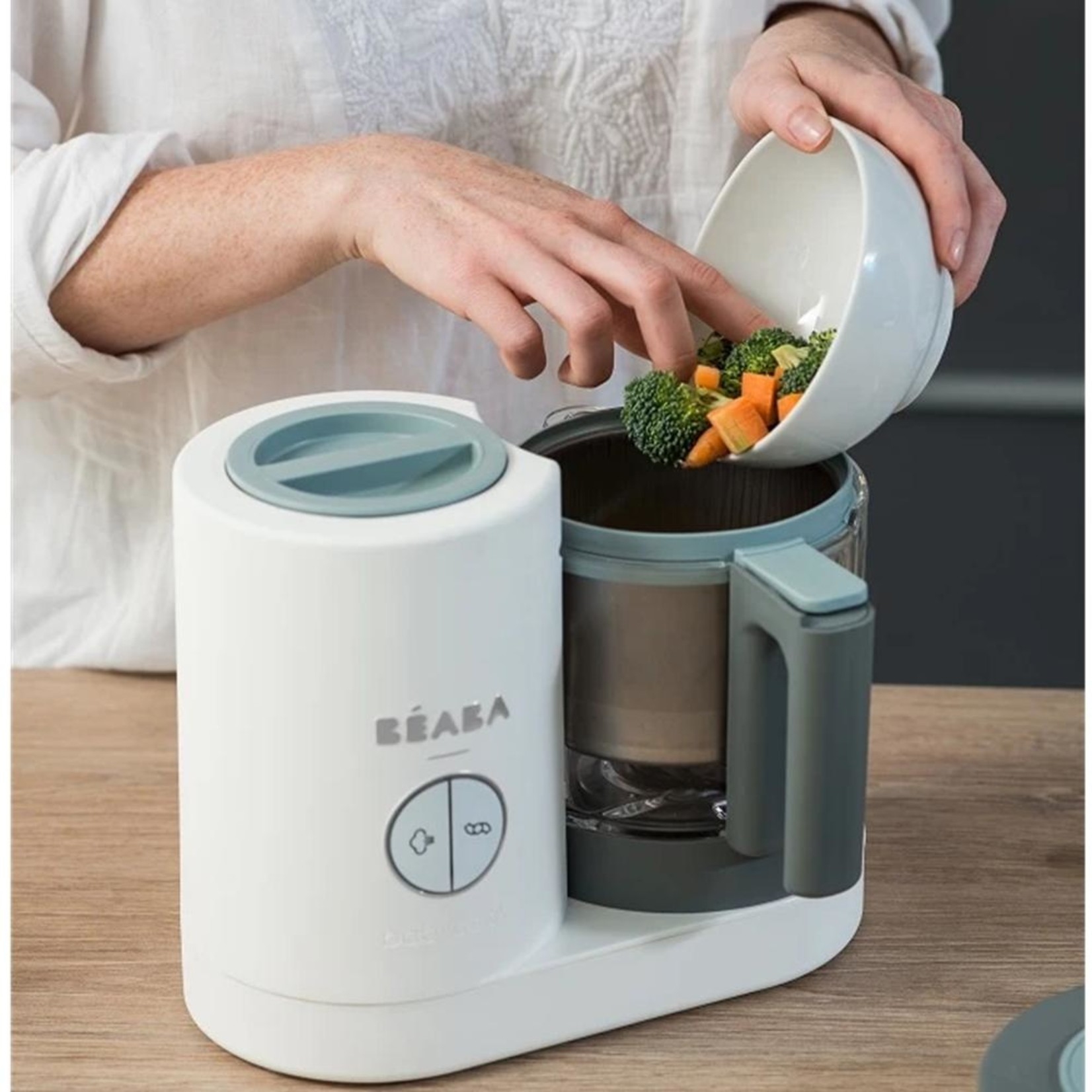 BEABA BABYCOOK NEO WHITE/GREY