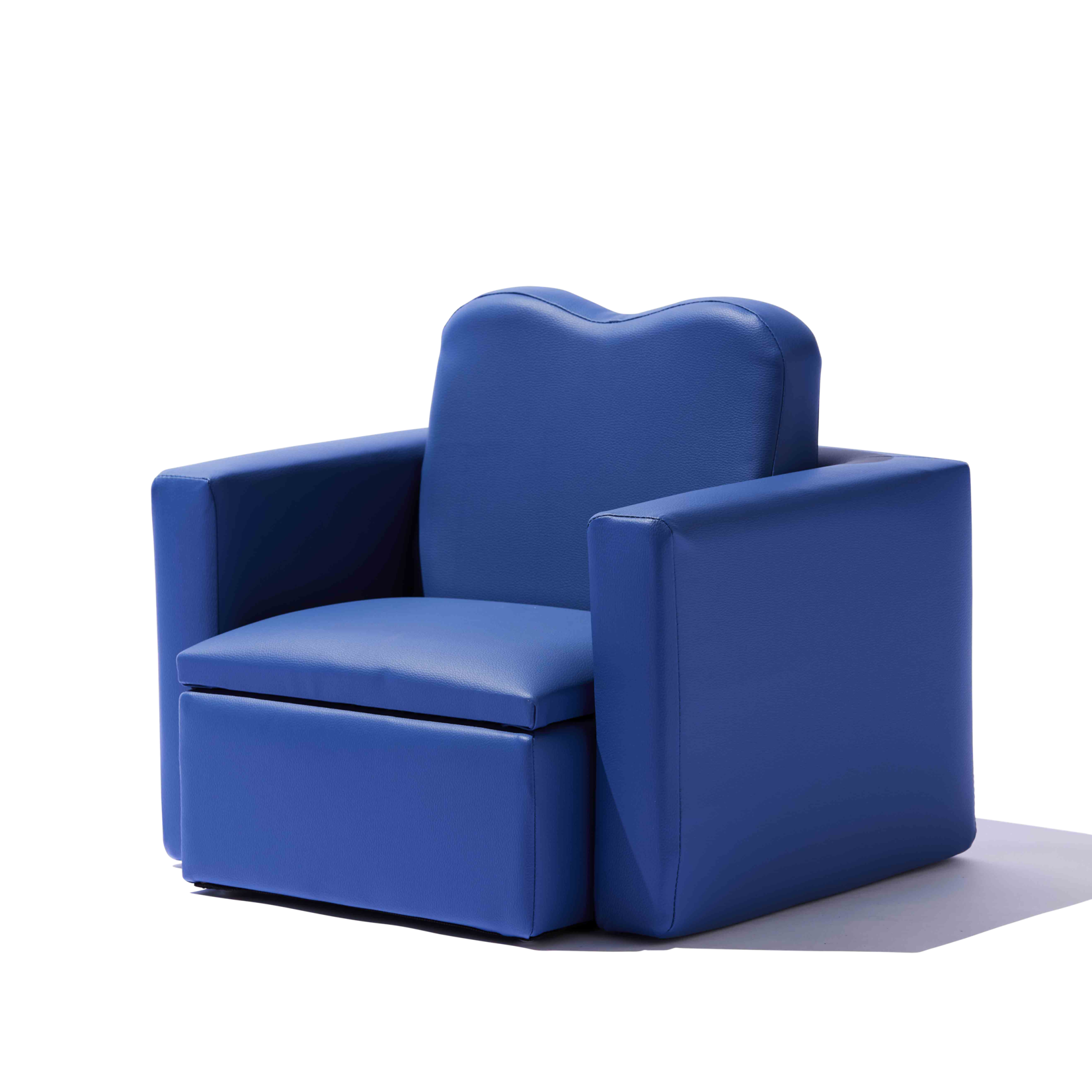 TasmanEco Kids Storage Chair and Table Set-Blue