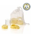 Medela wide base bottle collar&lid Set