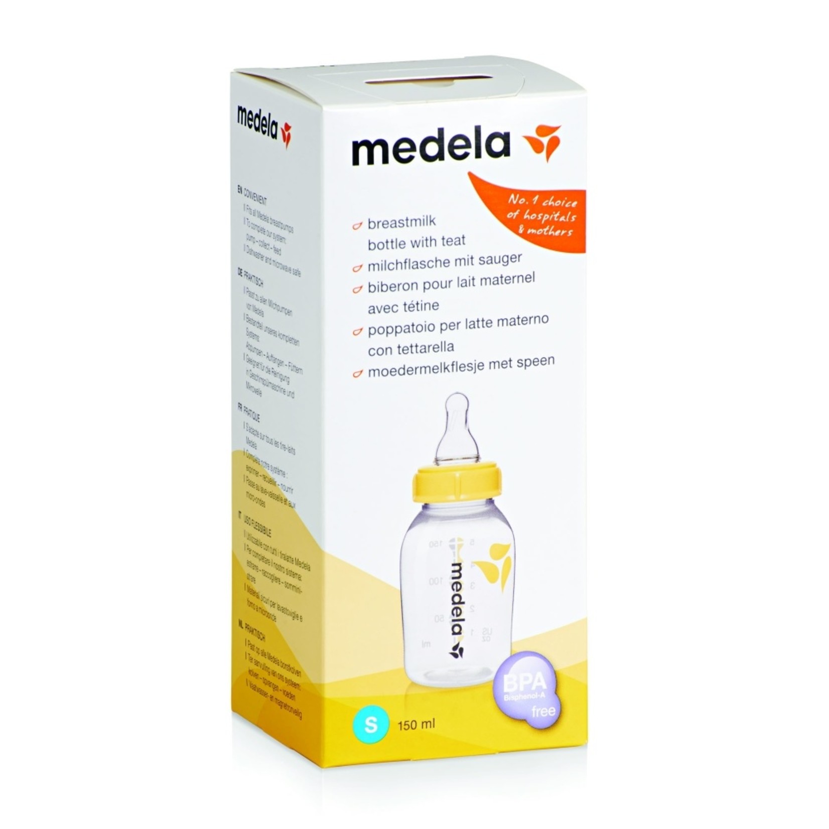 Medela Breastmilk Bottle with teat S (150ml)