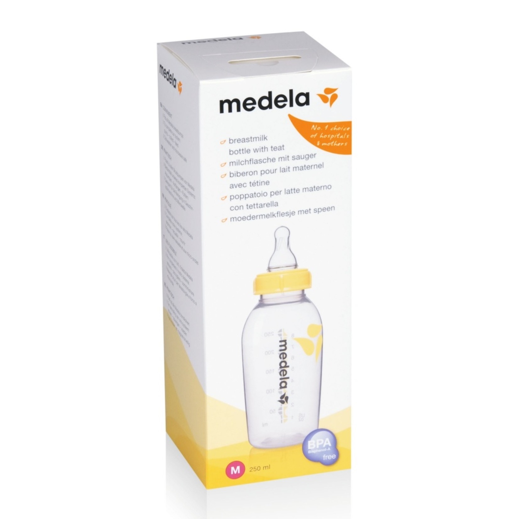 Medela Breastmilk Bottle with teat M(250ml)