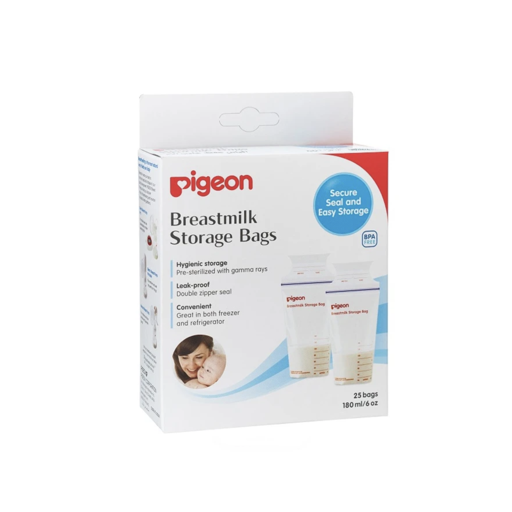 Pigeon Breast Milk Storage Bags 25s