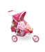 Valco Baby MINI MARATHON WITH TODDLER SEAT DOLL STROLLER  BUTTERFLY PINK