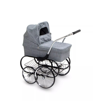 Valco Baby Royale Doll Stroller- Grey Marle