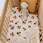 Snuggle Hunny Kids Fitted Cot Sheet Sunflower