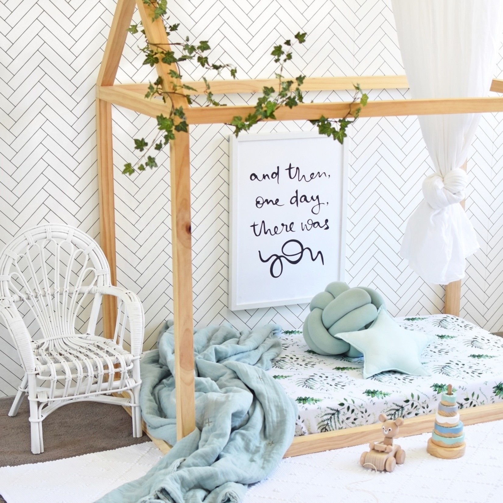 Fitted Cot Sheet Enchanted Whole Bubs