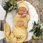 Snuggle Hunny Kids Baby Jersey Wrap & Beanie Set Gelato