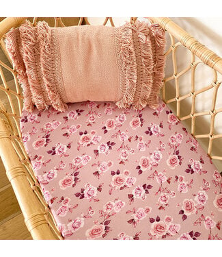 Snuggle Hunny Bassinet Sheet / Change Pad Cover Blossom