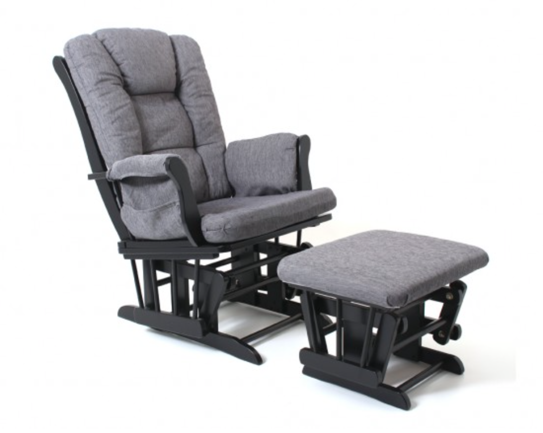 Valco Bliss Glider & Ottoman Grey(N9563) Whole Bubs