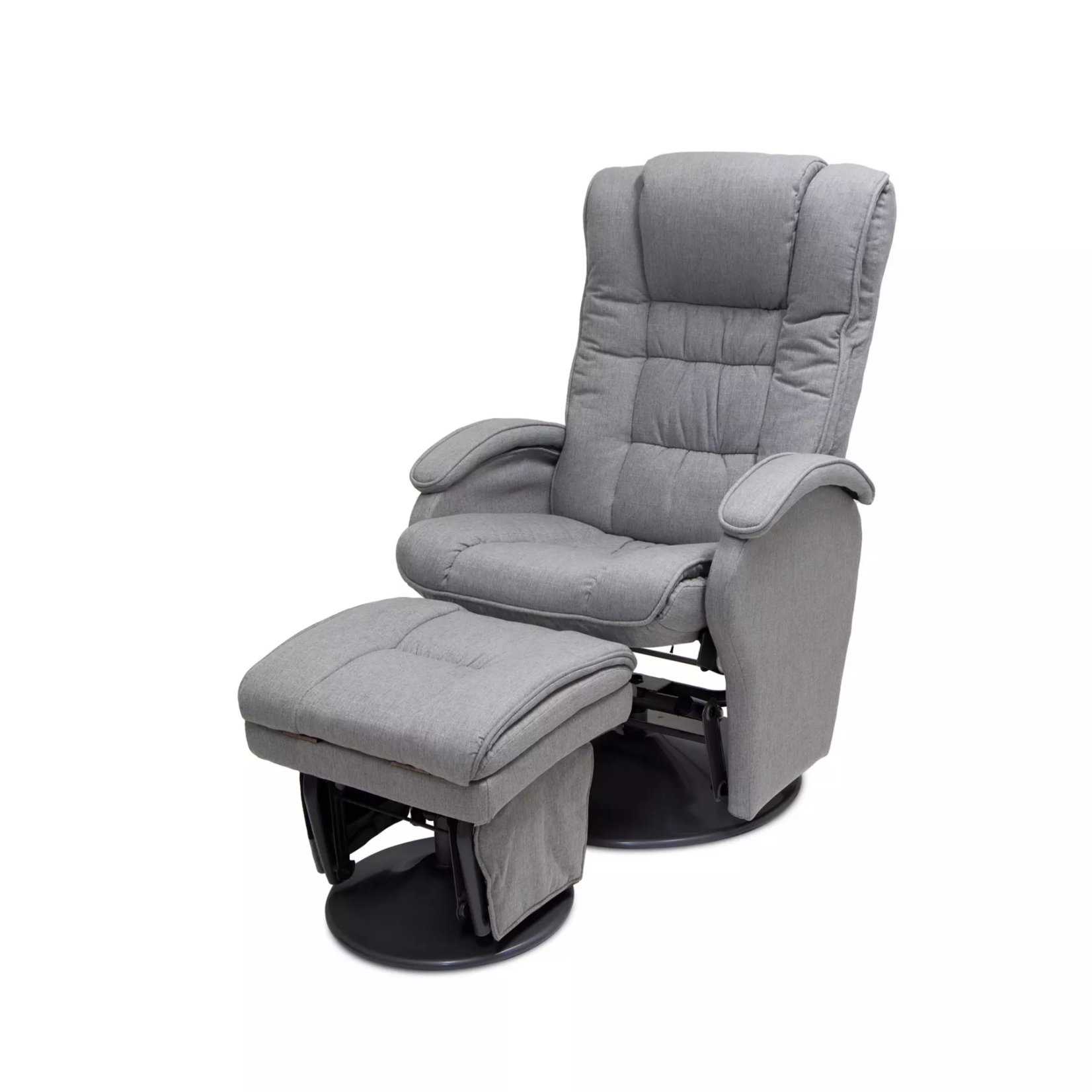Valco Baby Eurobell Glider And Ottoman-Misty Grey