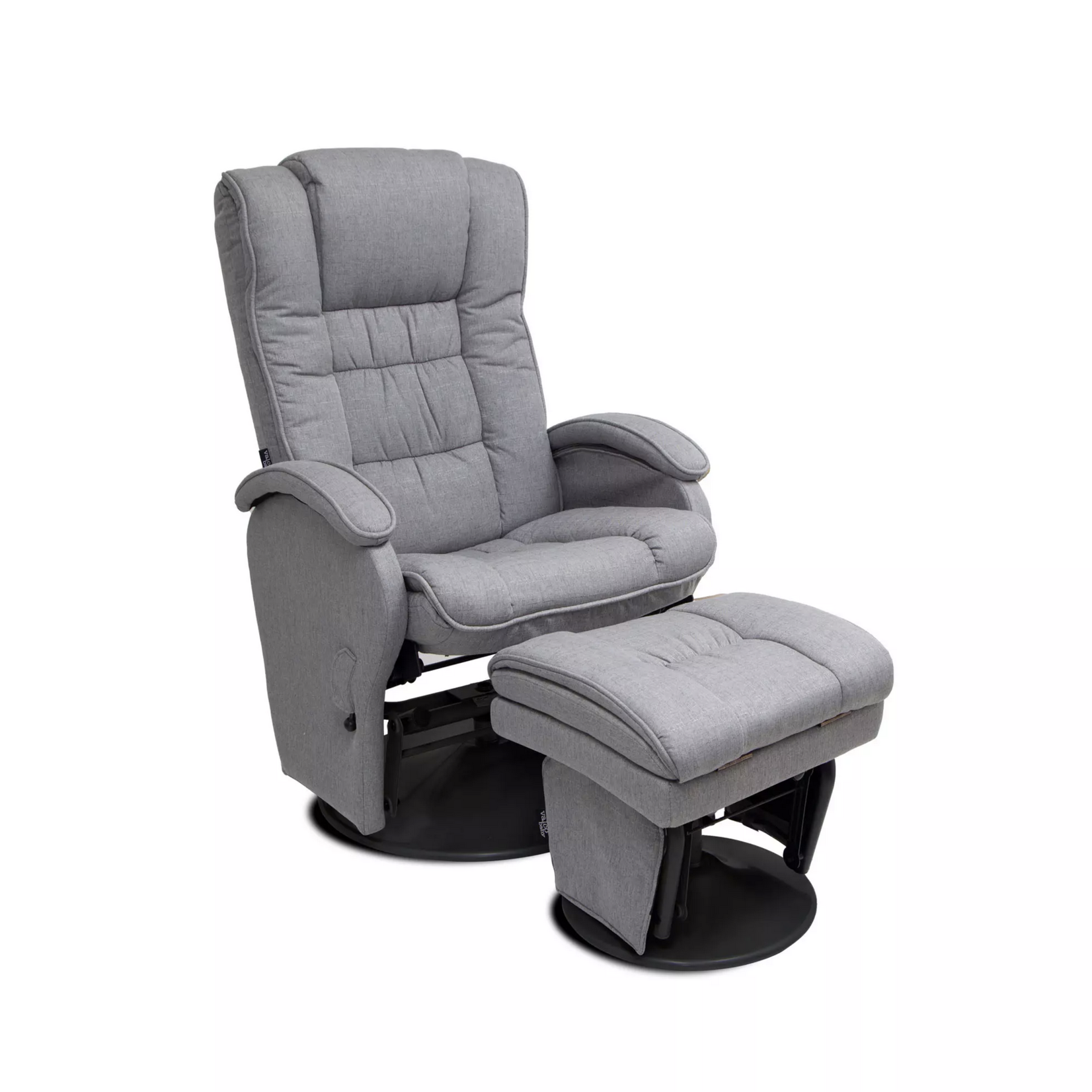 Valco Baby Eurobell Glider And Ottoman-Misty Grey