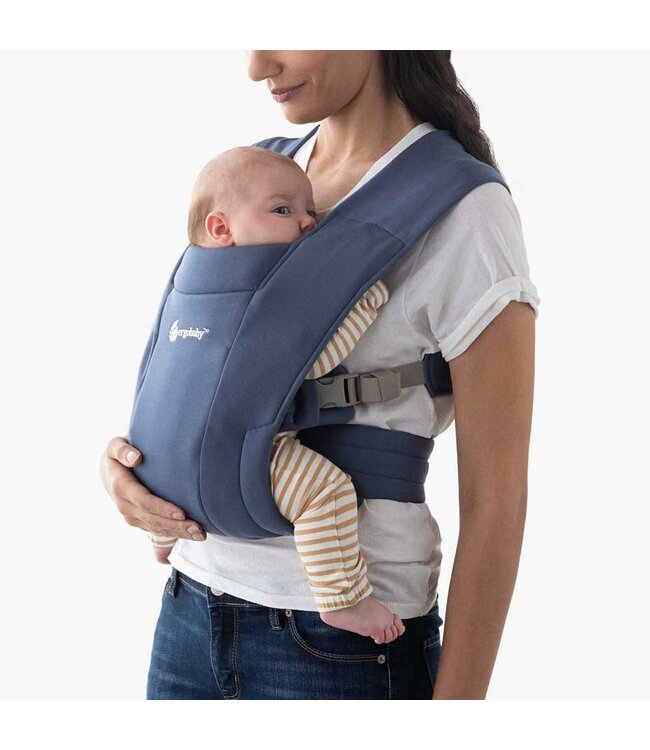 ERGOBABY Embrace Newborn Carrier - Soft Navy