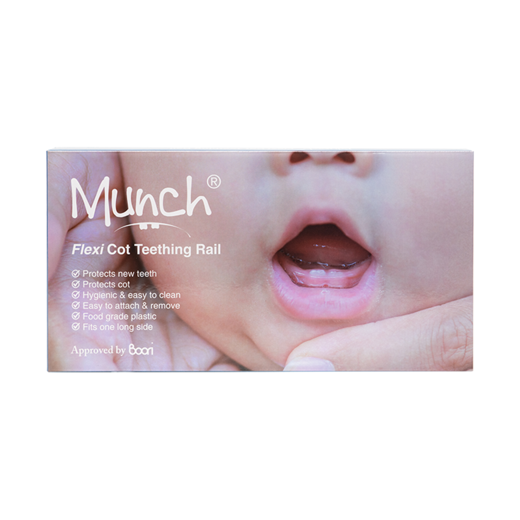 Munch Flexi Cot Teething Rail