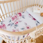 Snuggle Hunny Bassinet Sheet / Change Pad Cover-Lilac Skies