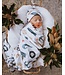 Snuggle Hunny Baby Jersey Wrap & Beanie Set-Shipwreck