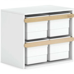 Boori Tidy Toy Cabinet-Barley White & Almond