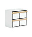 Boori Tidy Toy Cabinet-Barley White & Almond