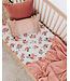 Snuggle Hunny Fitted Cot Sheet-Rosebud