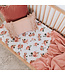 Snuggle Hunny Fitted Cot Sheet-Rosebud