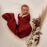 Snuggle Hunny Organic Muslin Wrap-Rust