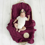 Snuggle Hunny Organic Muslin Wrap-Ruby