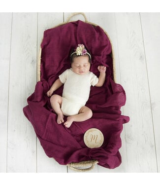 Snuggle Hunny Organic Muslin Wrap-Ruby