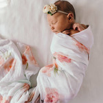 Snuggle Hunny Organic Muslin Wrap-Sorbet Bloom