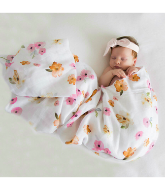 Snuggle Hunny Organic Muslin Wrap-Poppy