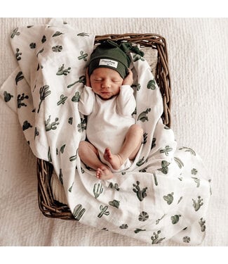 Snuggle Hunny Organic Muslin Wrap-Cactus