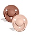 BIBS De Lux|Silicone One Size Woodchuck/Blush