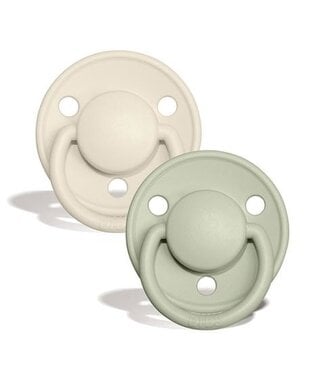 BIBS De Lux|Silicone One Size Ivory/Sage