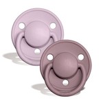 BIBS De Lux|Silicone One Size Dusky Lilac/Heather