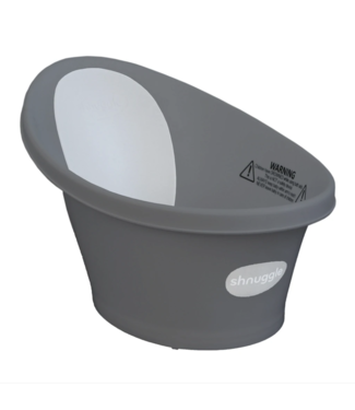 Shnuggle Bath with Plug - Slate Grey