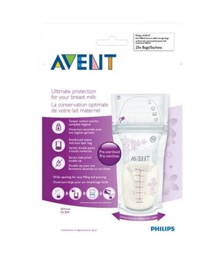 PHILIPS AVENT Breast Milk bag 25pk 180ml(scf603/25)