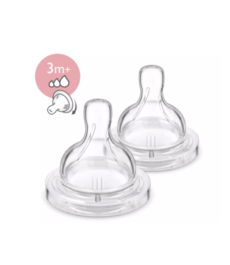 PHILIPS AVENT Anti-colic teat Various Flow 2pk 3m+(Scf635/27)