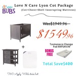 Love n care Lyon Cot Package(Cot+Chest+Mattress)