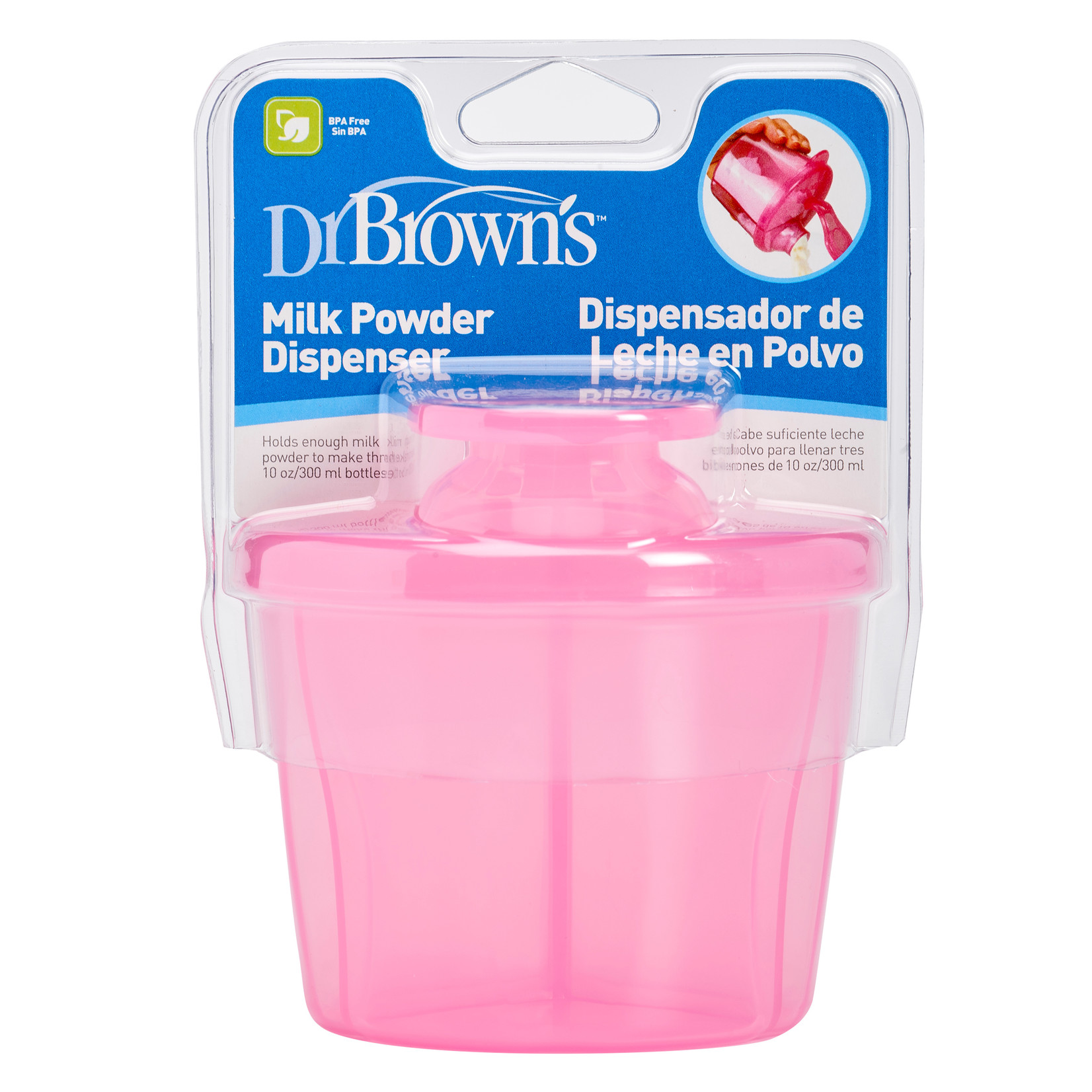 Dr Brown's Milk Powder Dispenser - PINK