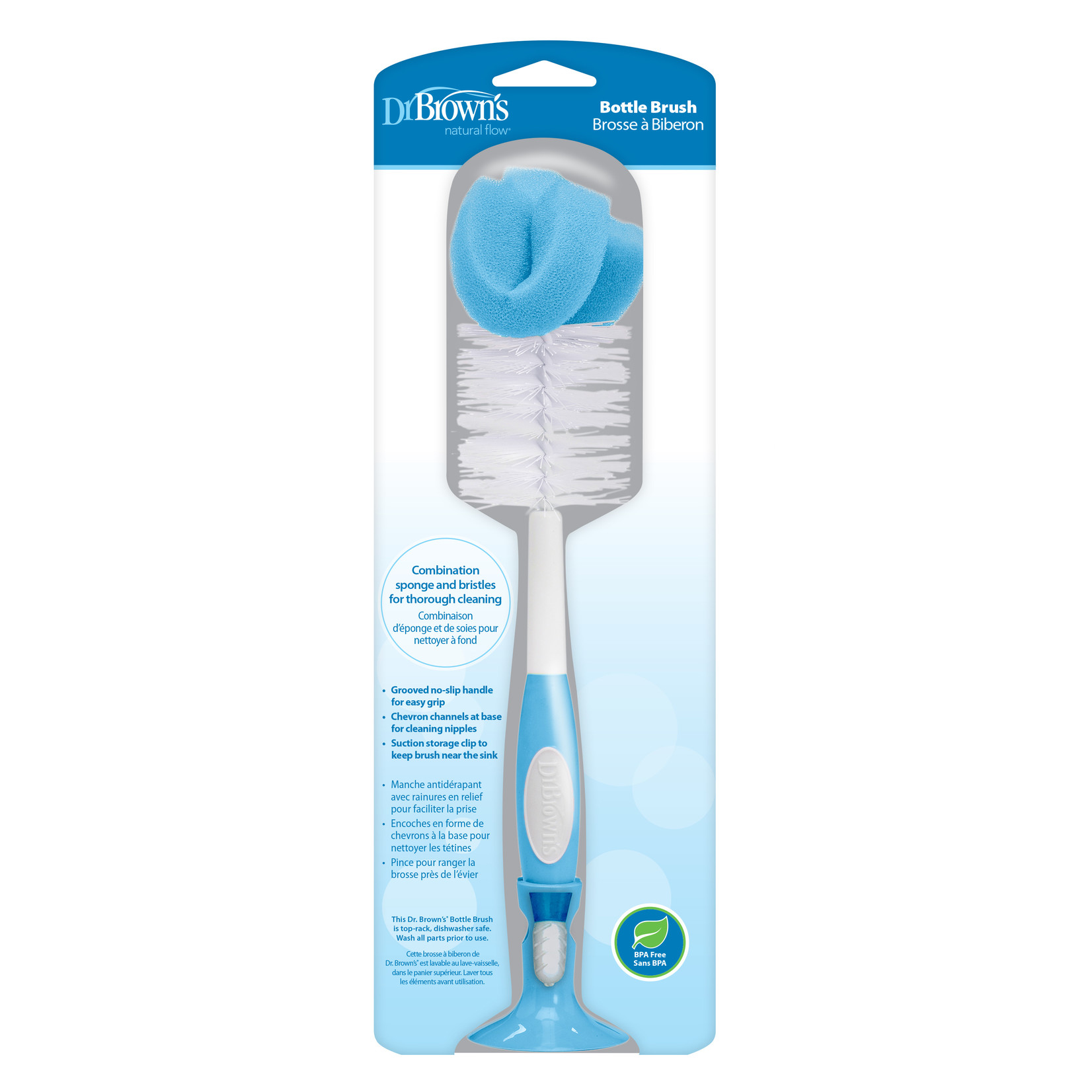 Dr Brown's Bottle Cleaning Brush Large Blue