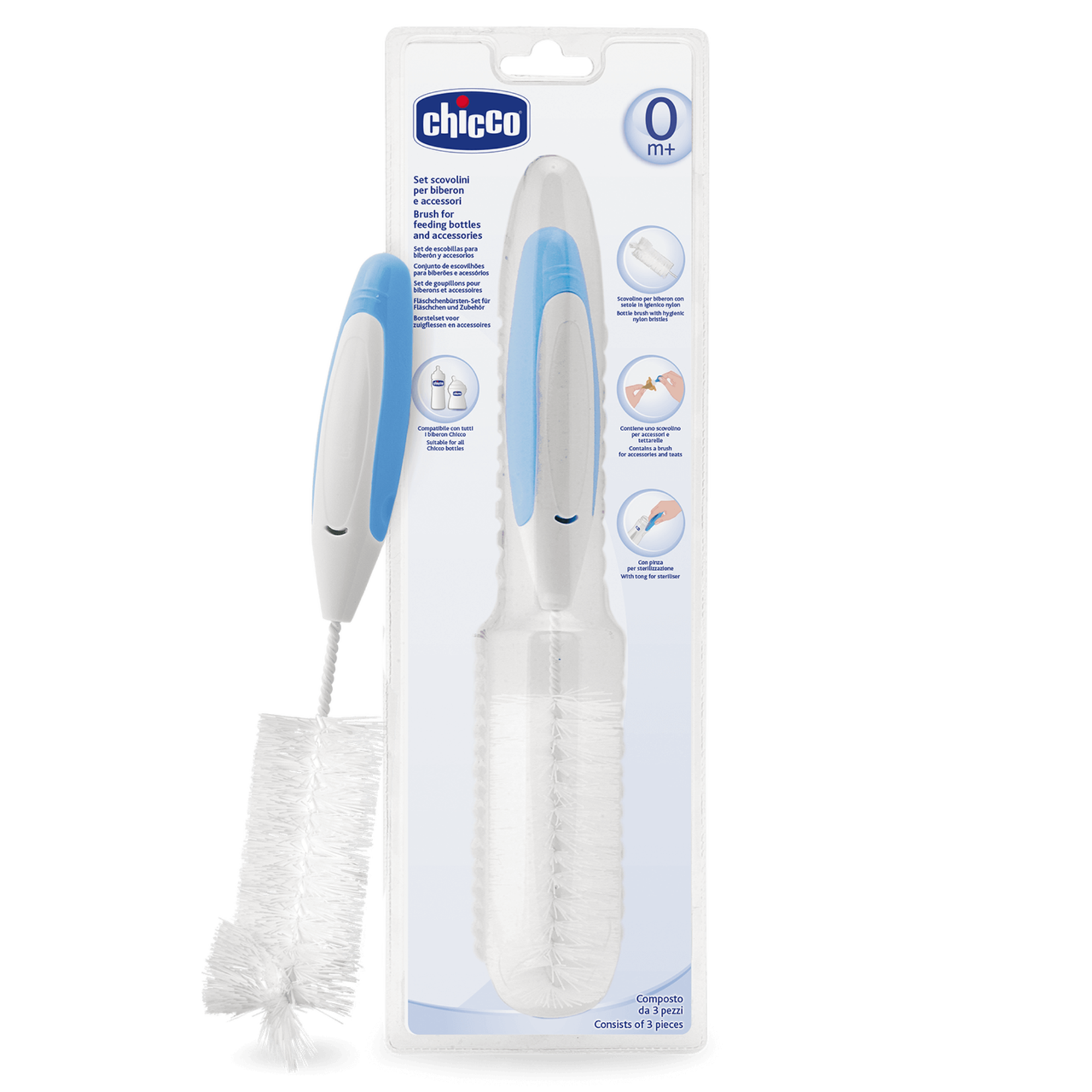 Chicco Bottle Brush Set (3in1)