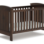 Boori Casa Cot Bed (Dropside)-Coffee