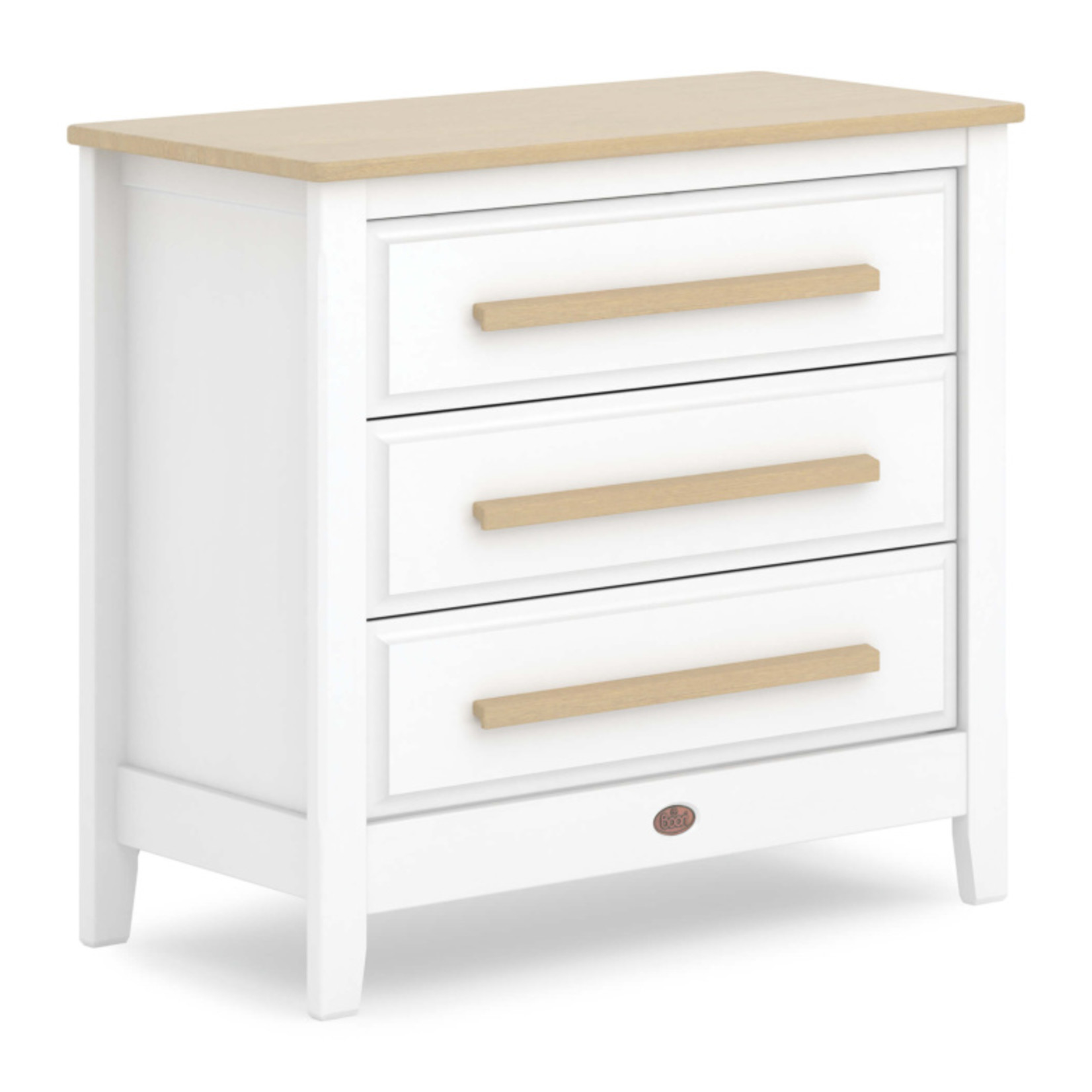 Boori Linear 3 Drawer Chest Smart Assembly-Barley White & Almond(BAAD)