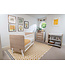 Boori Natty Cot Bed-Barley White & Oak(B-NACB/BAOA)